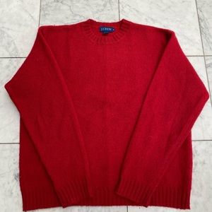 Men’s J.Crew 100% wool sweater Red size M